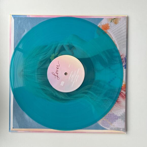 TAYLOR SWIFT LOVER ALBUM LIMITED EDITION TWO RECORDS PINK AND BLUE - Picture 5 of 6